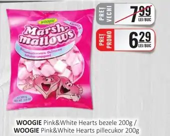 CBA WOOGIE Pink&White Hearts bezele Ofertă