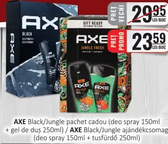 CBA AXE Black/Jungle pachet cadou Ofertă