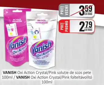 CBA VANISH Oxi Action Crystal/Pink soluție de scos pete Ofertă