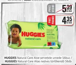 CBA HUGGIES Natural Care Aloe şerveţele umede Ofertă