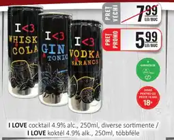 CBA I LOVE cocktail 4.9% alc. Ofertă