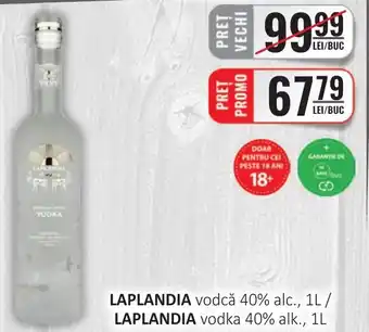 CBA LAPLANDIA vodcă 40% alc. Ofertă