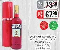 CBA CAMPARI bitter 25% alc. Ofertă