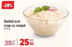 Carrefour Salată icre crap cu ceapă Ofertă