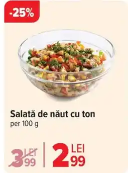 Carrefour Salată de nǎut cu ton Ofertă