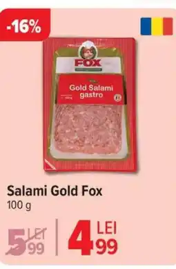 Carrefour Salami Gold Fox Ofertă