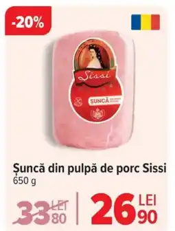 Carrefour Şuncă din pulpă de porc Sissi Ofertă