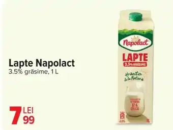 Carrefour Lapte Napolact Ofertă