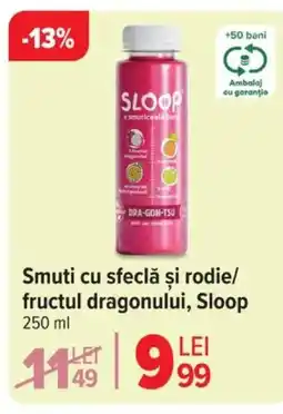 Carrefour Smuti cu sfeclă şi rodie/ fructul dragonului, Sloop Ofertă