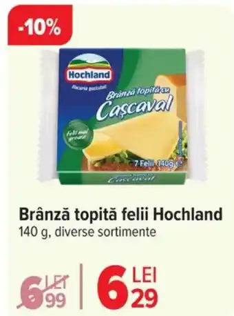 Carrefour Brânză topită felii Hochland Ofertă