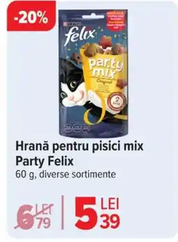 Carrefour Hrană pentru pisici mix Party Felix Ofertă