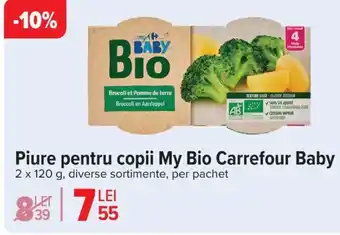 Carrefour Piure pentru copii My Bio Carrefour Baby Ofertă