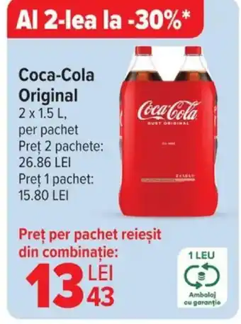 Carrefour Coca-Cola Original Ofertă