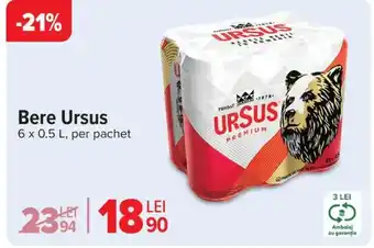 Carrefour Bere Ursus Ofertă