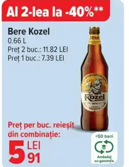 Carrefour Bere Kozel Ofertă