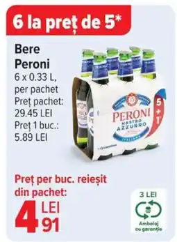 Carrefour Bere Peroni Ofertă