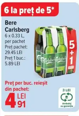 Carrefour Bere Carlsberg Ofertă