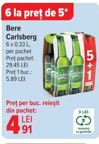 Carrefour Bere Carlsberg Ofertă