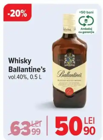 Carrefour Whisky Ballantine's Ofertă