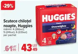 Carrefour Scutece chiloţel noapte, Huggies Ofertă