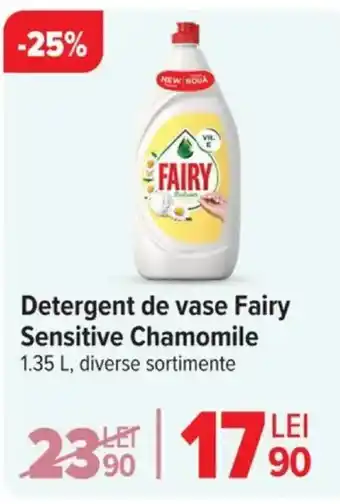 Carrefour Detergent de vase Fairy Sensitive Chamomile Ofertă