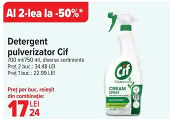 Carrefour Detergent pulverizator Cif Ofertă