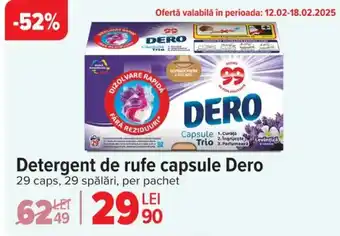 Carrefour Detergent de rufe capsule Dero Ofertă