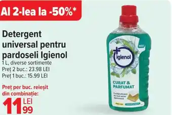 Carrefour Detergent universal pentru pardoseli Igienol Ofertă