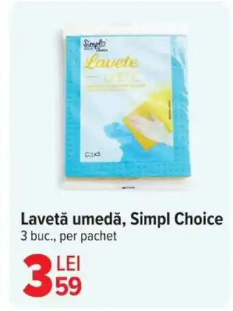 Carrefour Lavetă umedă, Simpl Choice Ofertă