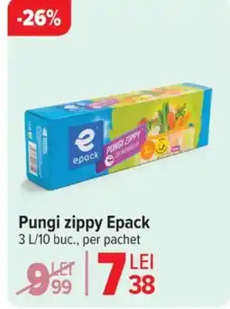 Carrefour Pungi zippy Epack Ofertă