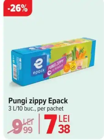 Carrefour Pungi zippy Epack Ofertă