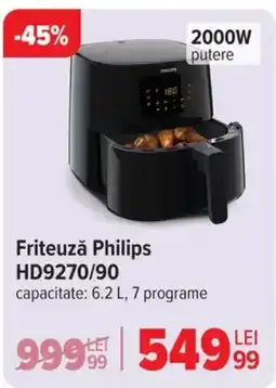 Carrefour Friteuzǎ Philips HD9270/90 Ofertă