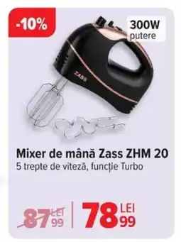 Carrefour Mixer de mână Zass ZHM 20 Ofertă