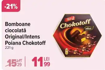 Carrefour Bomboane ciocolată Original/Intens Poiana Chokotoff Ofertă