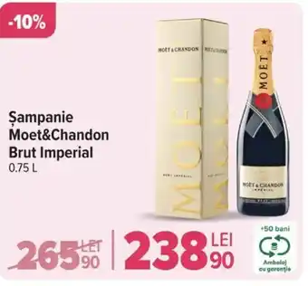 Carrefour Şampanie Moet&Chandon Brut Imperial Ofertă