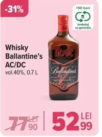 Carrefour Whisky Ballantine's AC/DC Ofertă