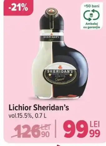 Carrefour Lichior Sheridan's Ofertă