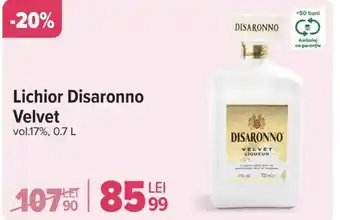 Carrefour Lichior Disaronno Velvet Ofertă