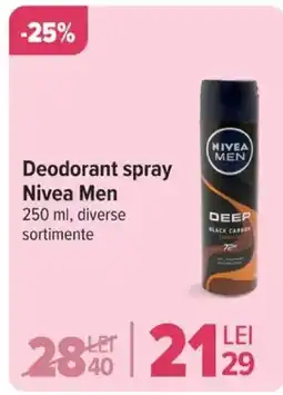 Carrefour Deodorant spray Nivea Men Ofertă