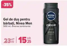 Carrefour Gel de duş pentru bărbaţi, Nivea Men Ofertă