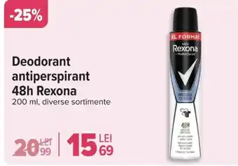 Carrefour Deodorant antiperspirant 48h Rexona Ofertă