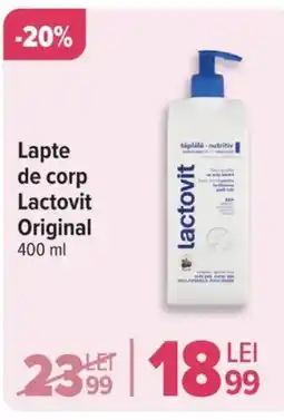 Carrefour Lapte de corp Lactovit Original Ofertă