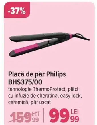 Carrefour Placă de păr Philips BHS375/00 Ofertă