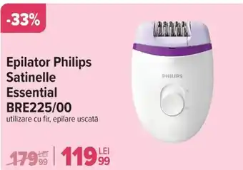 Carrefour Epilator Philips Satinelle Essential BRE225/00 Ofertă