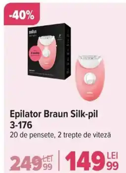 Carrefour Epilator Braun Silk-pil 3-176 Ofertă