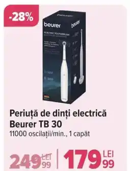 Carrefour Periuţă de dinți electrică Beurer TB 30 Ofertă