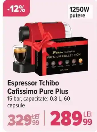 Carrefour Espressor Tchibo Cafissimo Pure Plus Ofertă