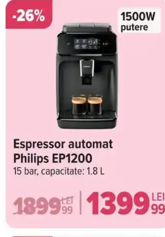 Carrefour Espressor automat Philips EP1200 Ofertă