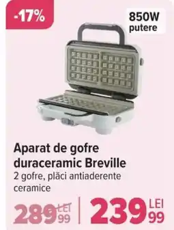 Carrefour Aparat de gofre duraceramic Breville Ofertă