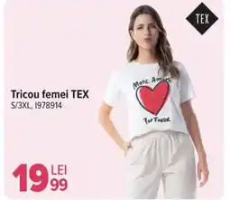 Carrefour Tricou femei TEX Ofertă